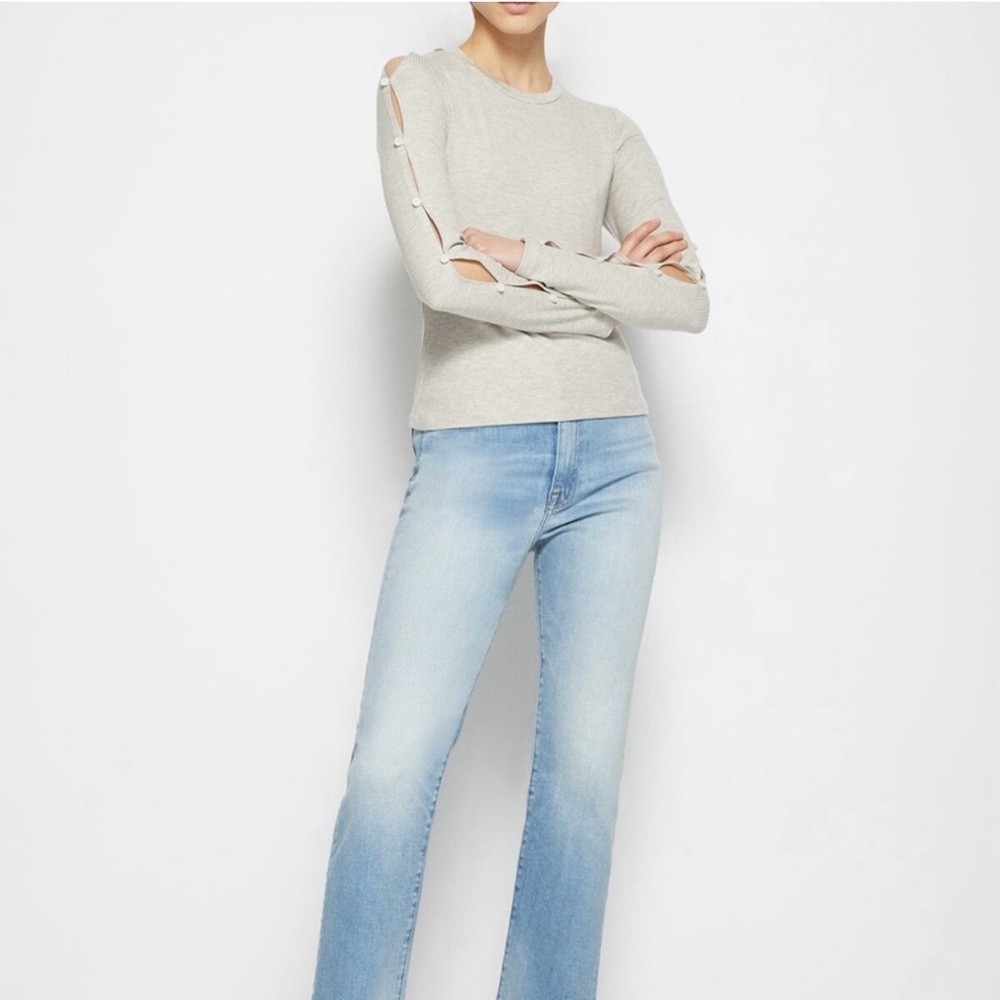 Jonathan Simkhai Robbed Button Sleeves - image 3